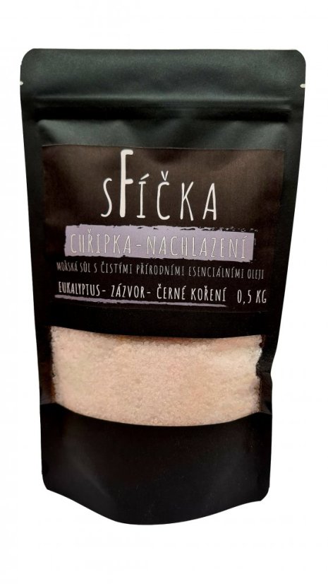 Mořská sůl s esenciálními oleji - Chřipka a nachlazení