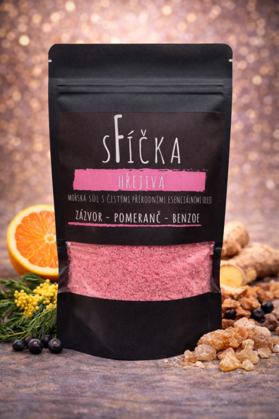 Mořská sůl s esenciálními oleji - Hřejivá
